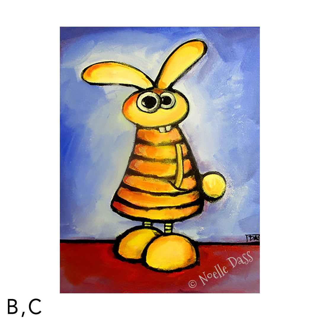Rabbit with Hands in Pocket Wondering Why You Are Looking at Him C. Archival Paper - Image is 18x24 in.