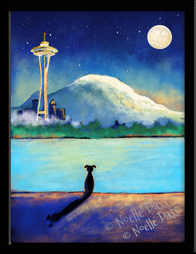 Contemplation Paper / 6x8 / Framed