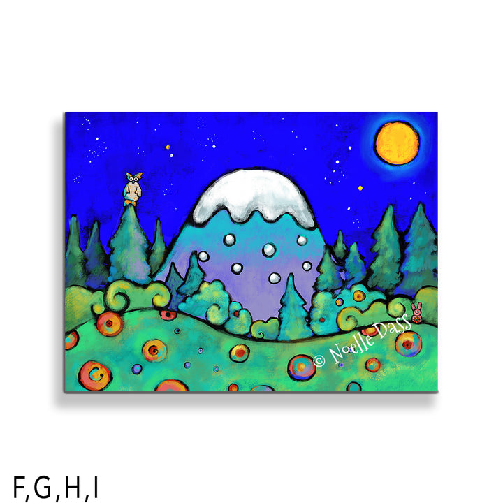 The Mountains are Calling and I Must Go I: Canvas 30x40 in.