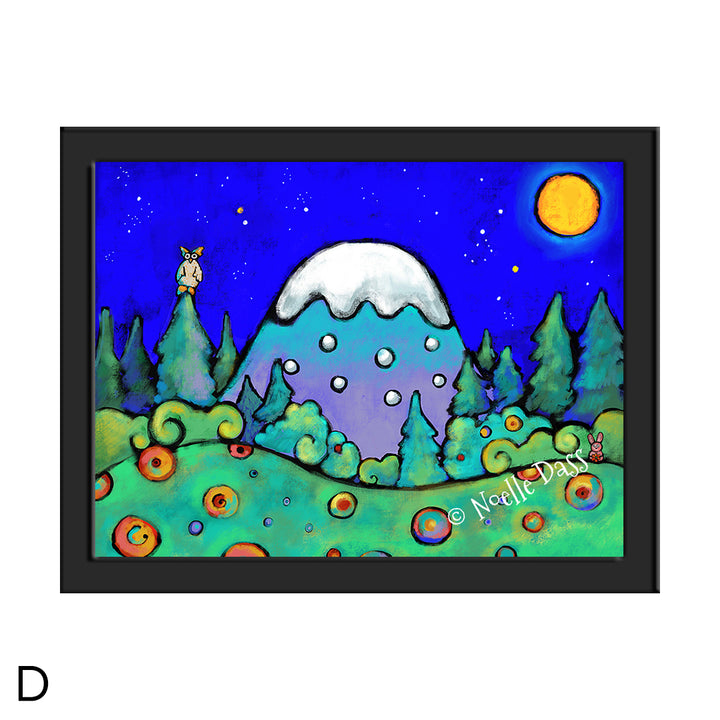 The Mountains are Calling and I Must Go D. Framed 6x8 in. paper