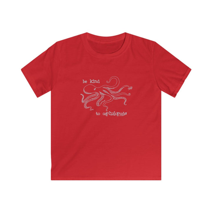 Be Kind to Cephalopods Octopus Youth Soft Tee