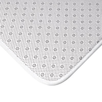 70% Zebrafish White Plush Bath Mat