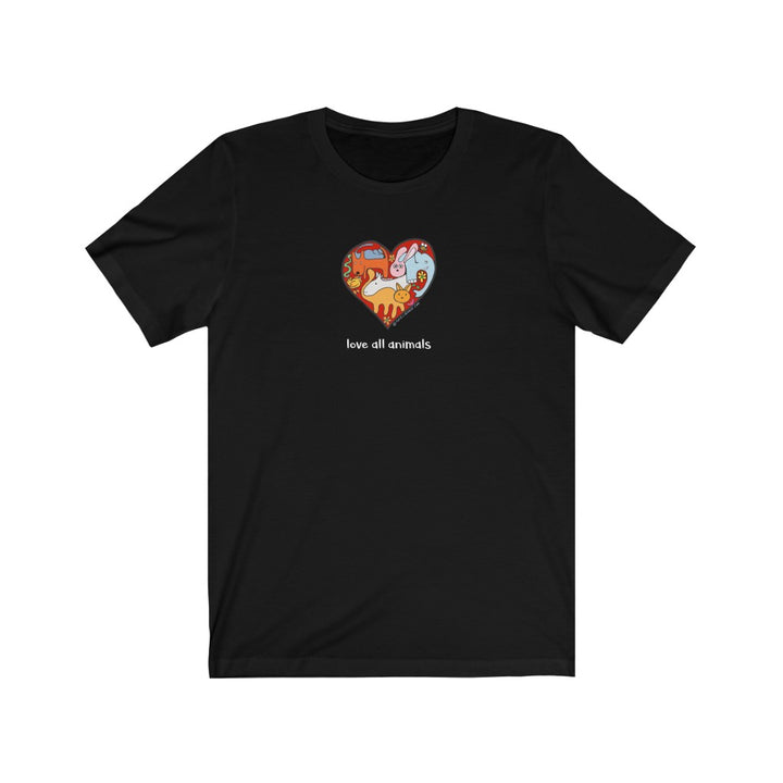 Love all animals Unisex Soft Cotton T-Shirt