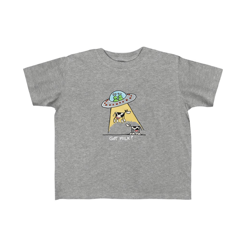 Childrens  UFO Abducting Cows Sizes 2T to 6T T-Shirt