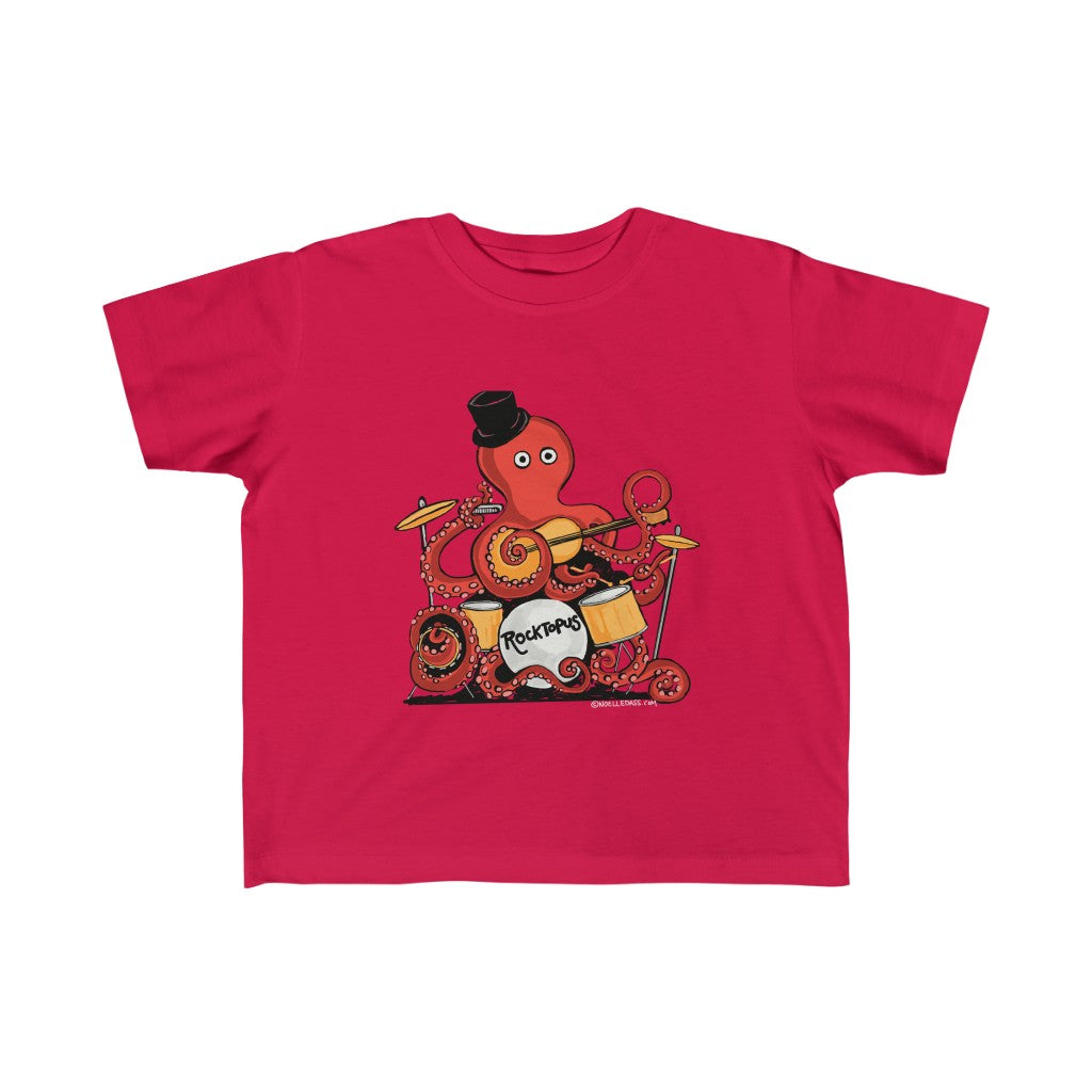 Childrens Rocktopus Sizes 2T to 6T T-Shirt