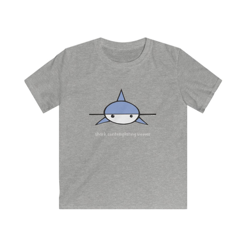 Shark Contemplating Viewer Youth Soft Tee