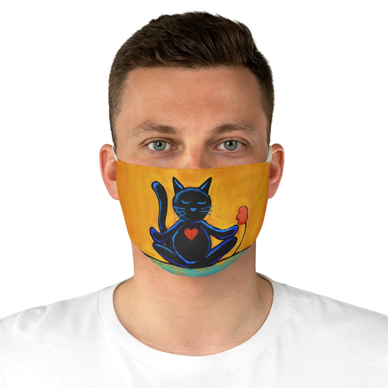 Cat Zen Fabric Face Mask