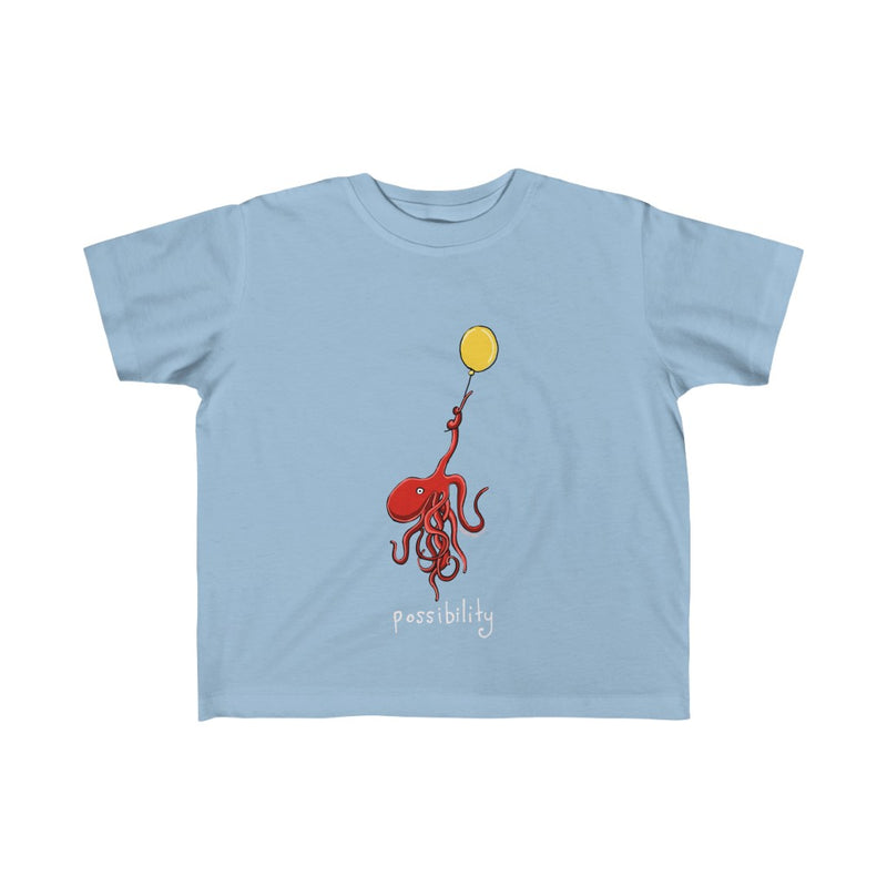 Childrens Octopus holding balloon Sizes 2T to 6T T-Shirt