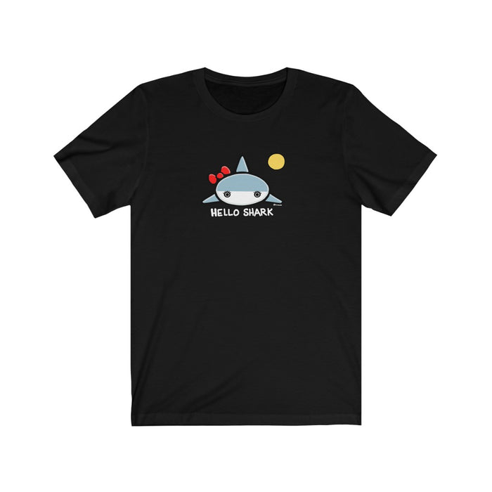 Hello Shark Unisex Soft Cotton T-Shirt
