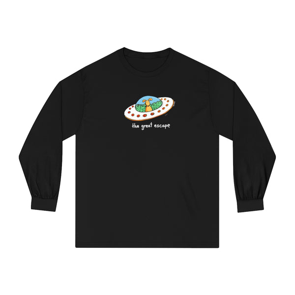 The Great Escape Dog in UFO Unisex Classic Long Sleeve T-Shirt