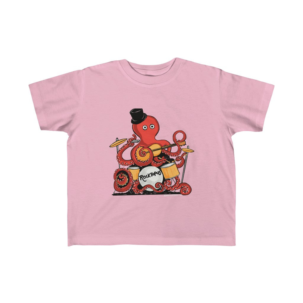 Childrens Rocktopus Sizes 2T to 6T T-Shirt