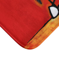 An Incredibly Relaxed Horse Plush Bath Mat