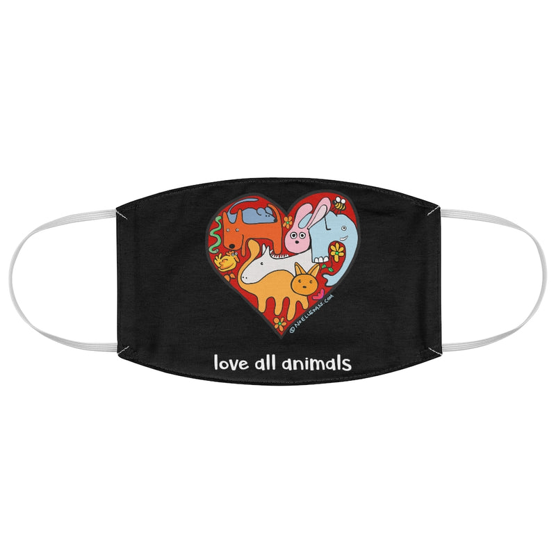 Love All Animals Fabric Face Mask