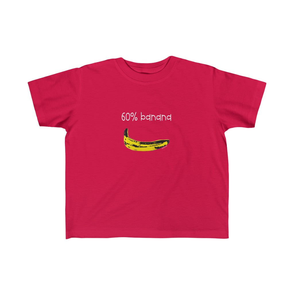 Childrens 60% banana Sizes 2T to 6T T-Shirt