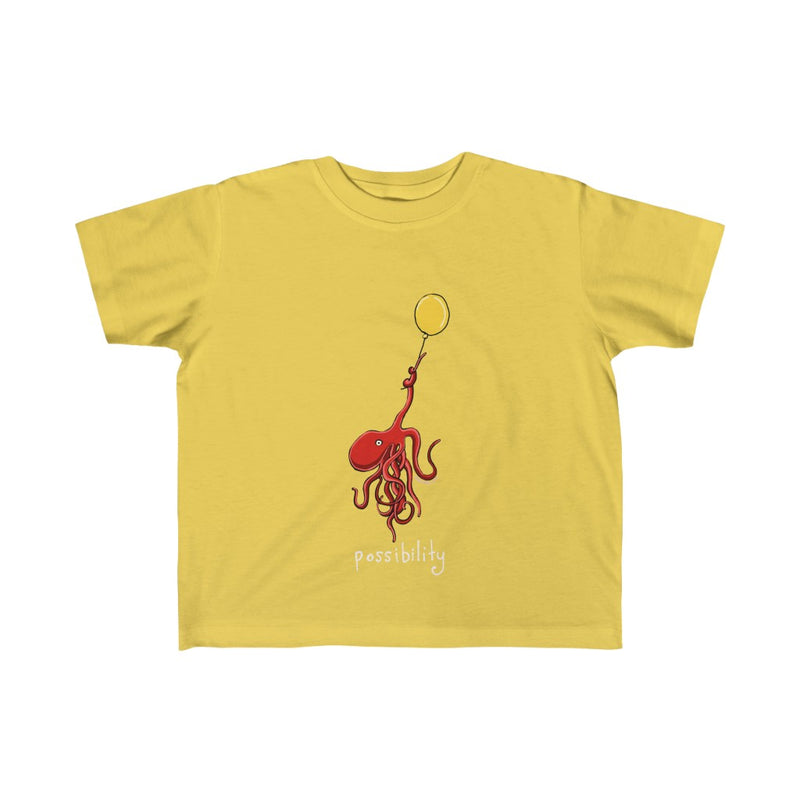 Childrens Octopus holding balloon Sizes 2T to 6T T-Shirt