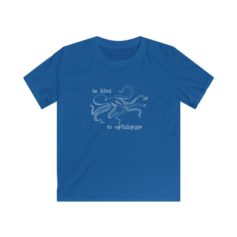 Be Kind to Cephalopods Octopus Youth Soft Tee
