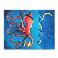 Bedtime (Octopus with Teddy Bear) Puzzle (120, 252, 500-Piece)