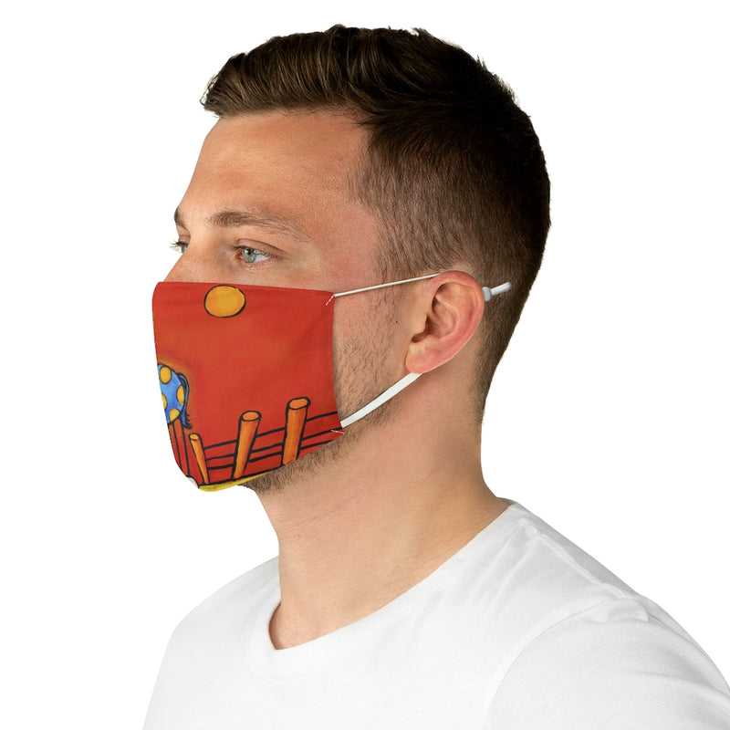 Don't Fence Me In (Horse) Fabric Face Mask