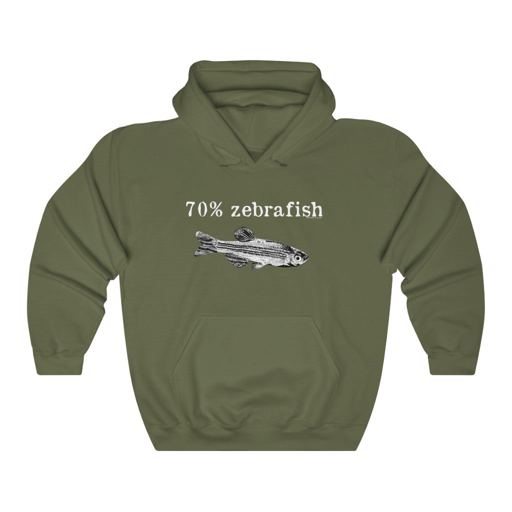 70% Zebrafish Hooded Sweatshirt