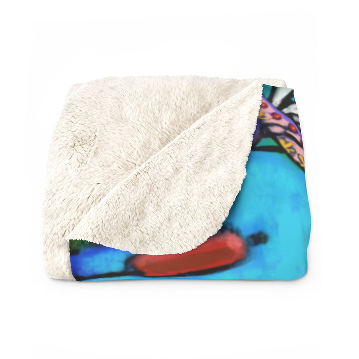 Hippo and Friends Sherpa Fleece Blanket