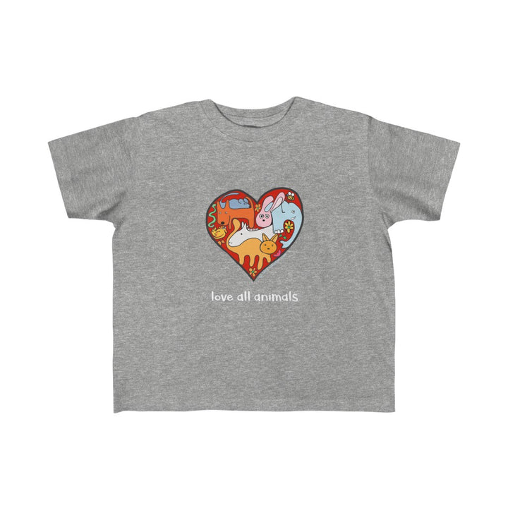 Childrens Love All Animals Sizes 2T to 6T T-Shirt