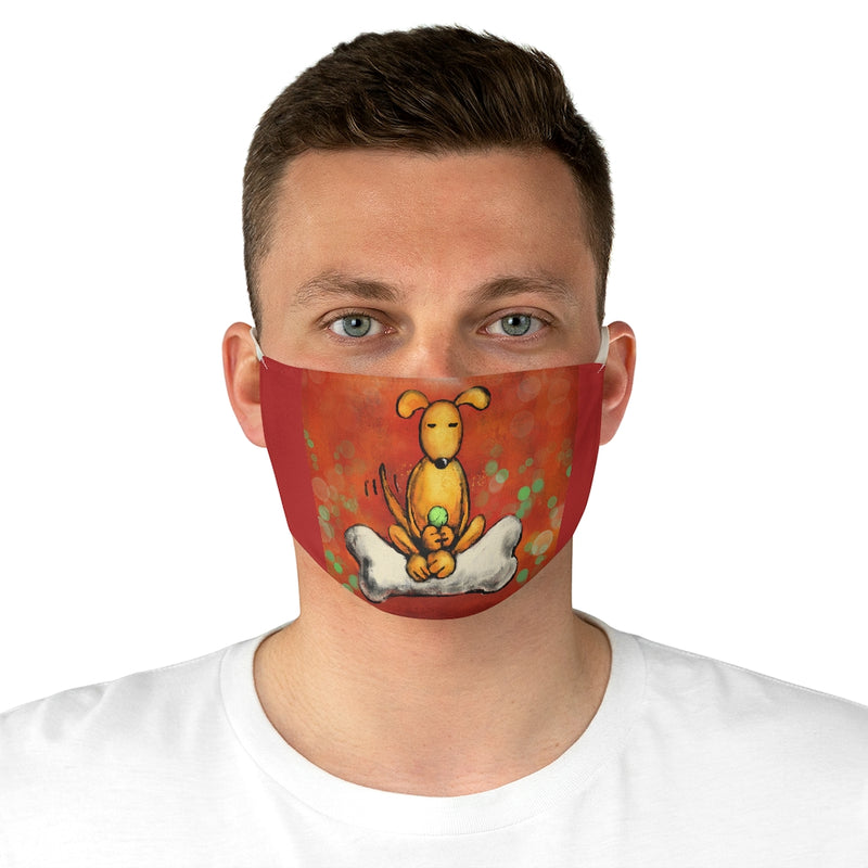 Doggie Enlightenment Fabric Face Mask