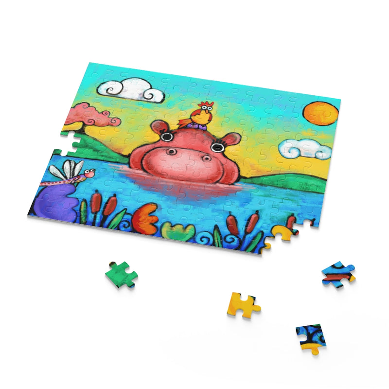 Hippo and Friends Puzzle (120, 252, 500-Piece)