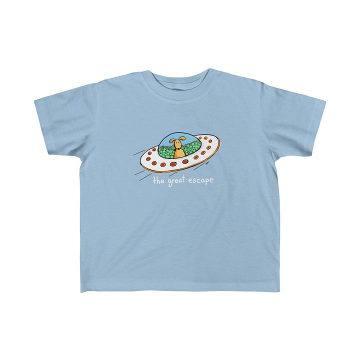 Childrens The Great Escape Dog in UFO Sizes 2T to 6T T-Shirt