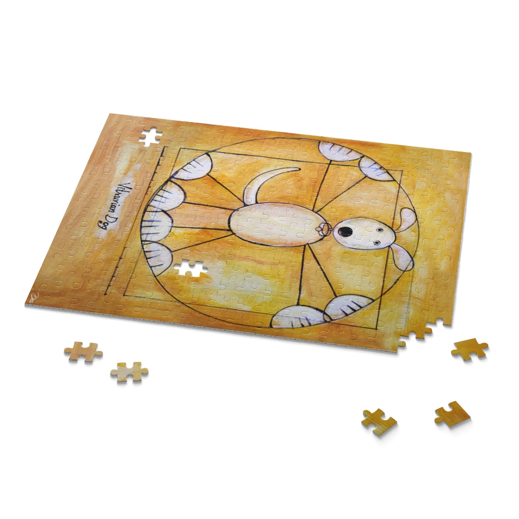 Vitruvian Dog Puzzle (120, 252, 500-Piece)