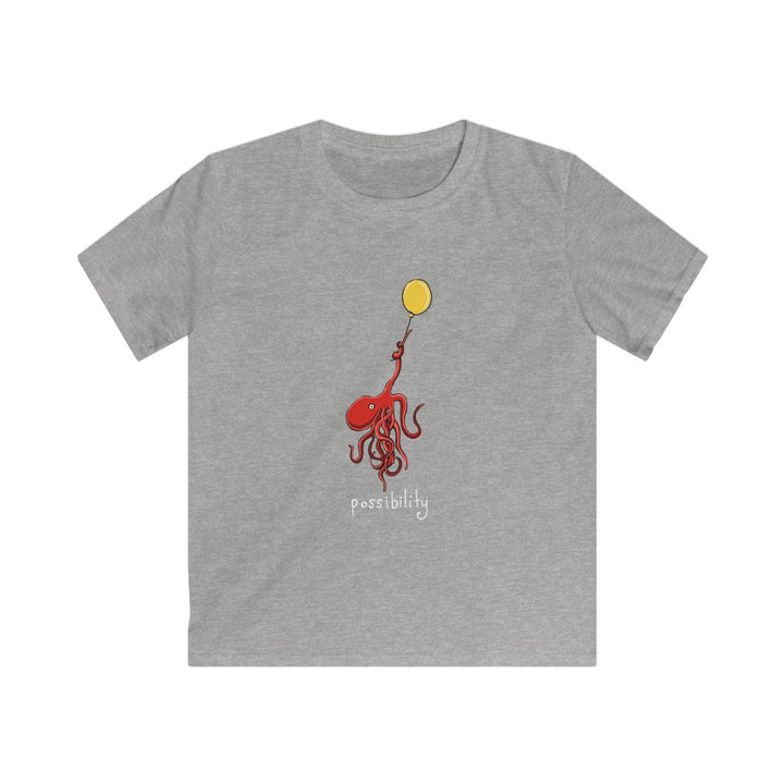 Youth Possibility Octopus holding onto balloon Soft Tee