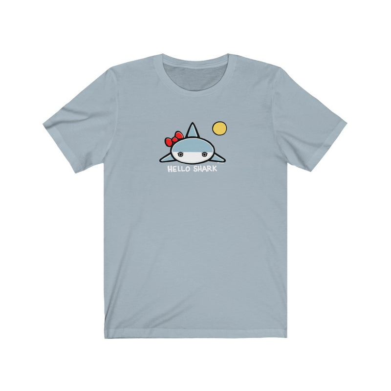 Hello Shark Unisex Soft Cotton T-Shirt