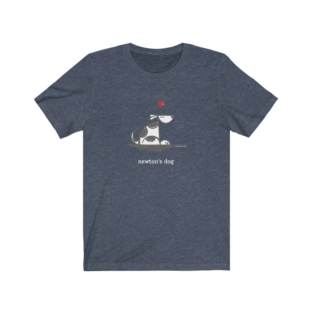 Newtons Dog Unisex Soft Cotton T-Shirt