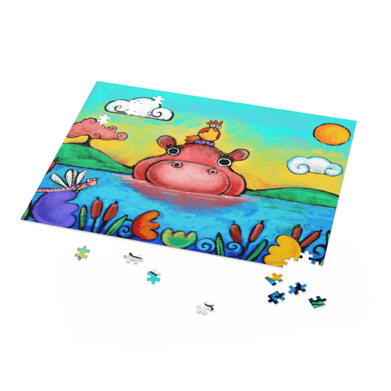 Hippo and Friends Puzzle (120, 252, 500-Piece)