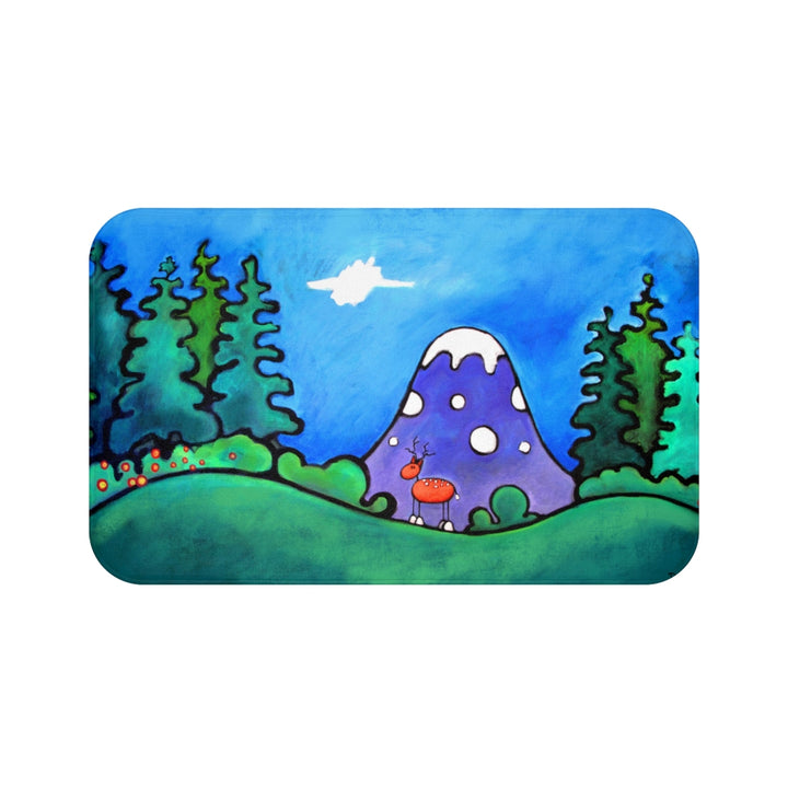 Mountain View Plush Bath Mat