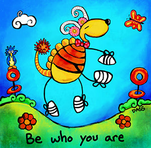 Be Who You Are Sticker