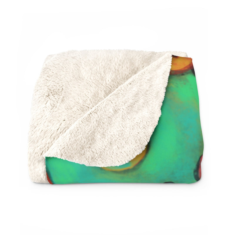 The Mountains are Calling Sherpa Fleece Blanket
