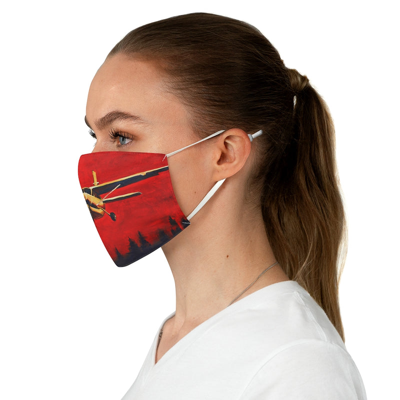 Into the Fire Cessna 208 Fabric Face Mask
