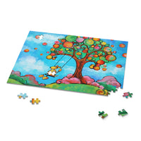 Happiness (Dog on Swing) Puzzle (120, 252, 500-Piece)