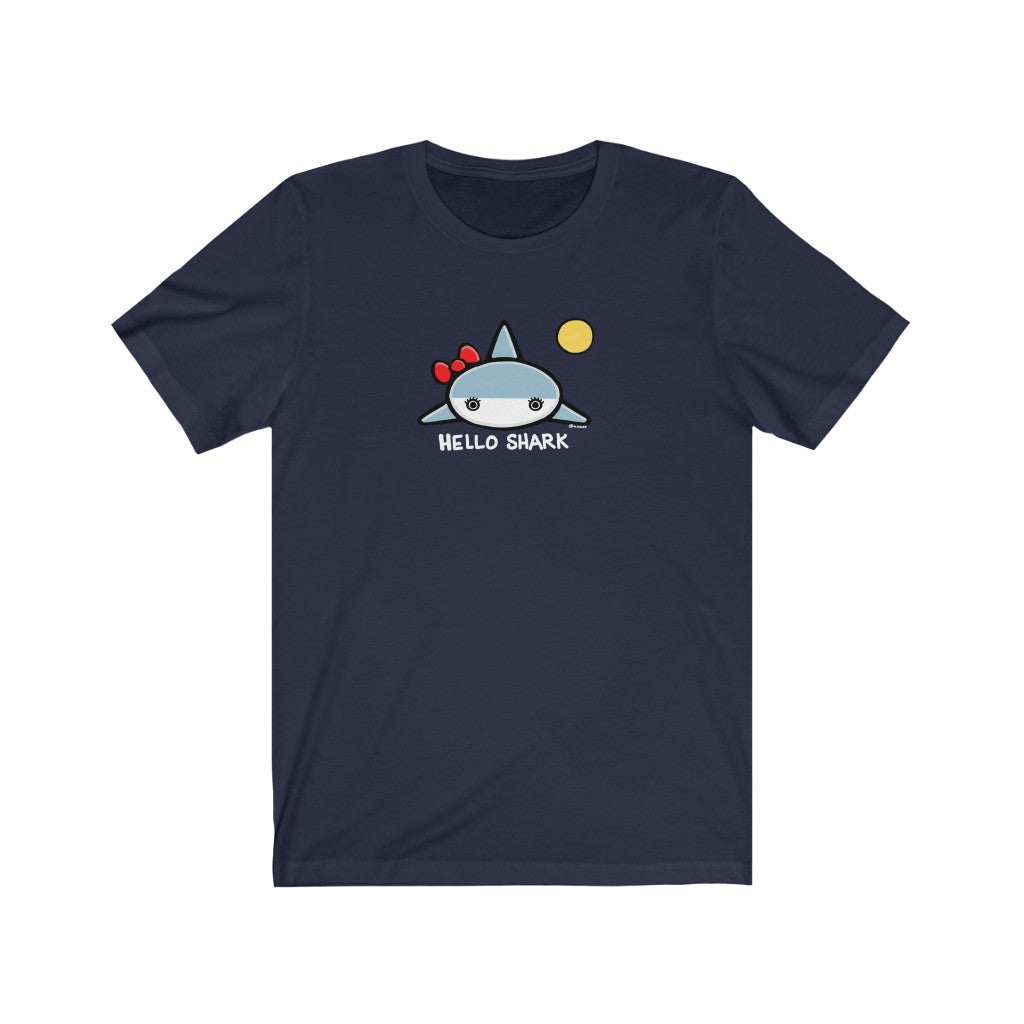 Hello Shark Unisex Soft Cotton T-Shirt