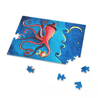 Bedtime (Octopus with Teddy Bear) Puzzle (120, 252, 500-Piece)