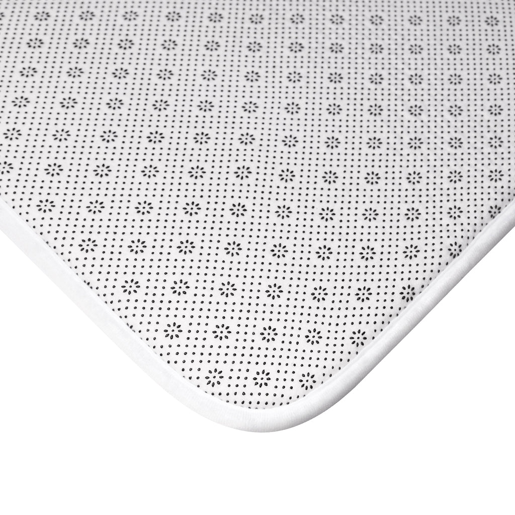 Be Kind to Cephalopods (Octopus) White Plush Bath Mat