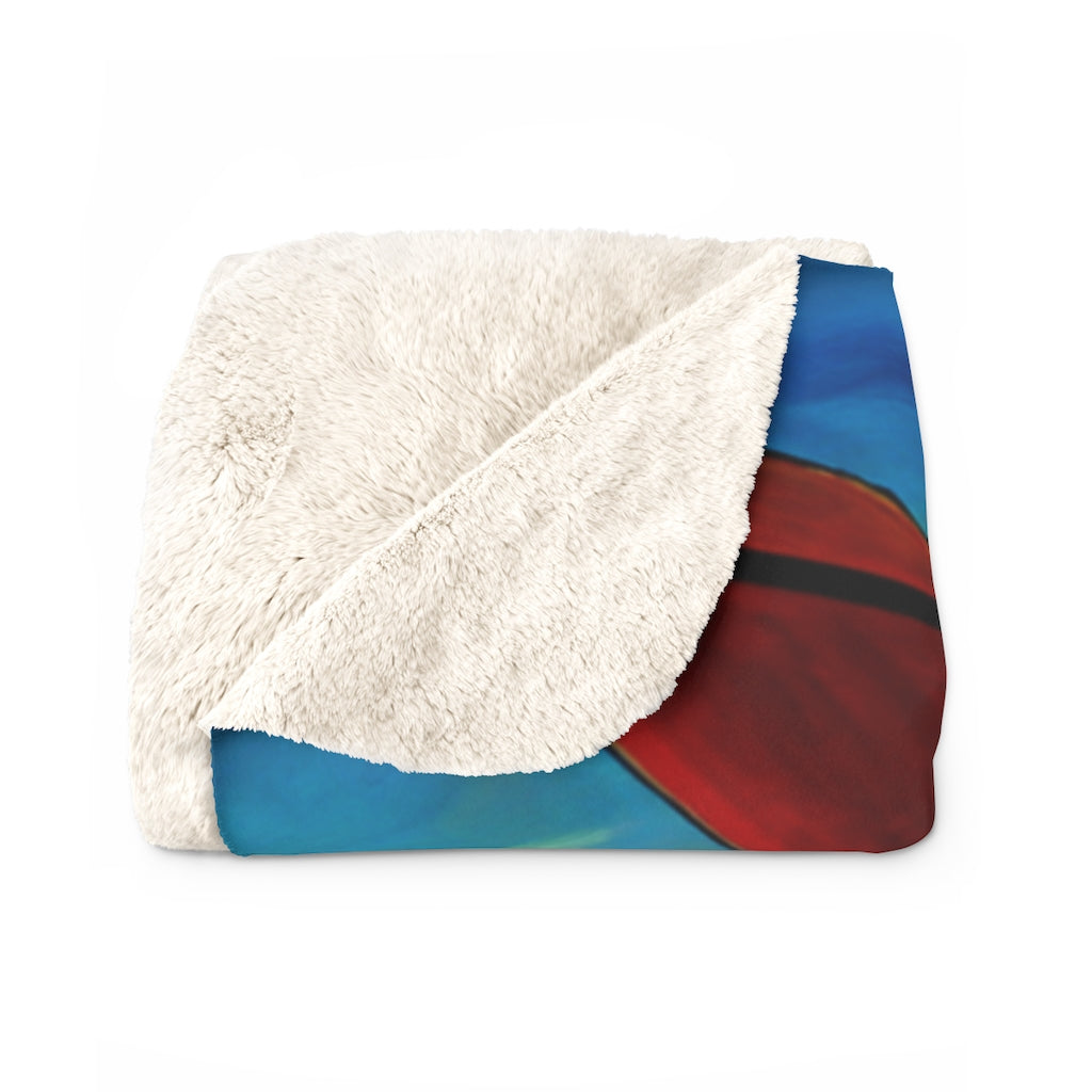 Pilot Dog Sherpa Fleece Blanket