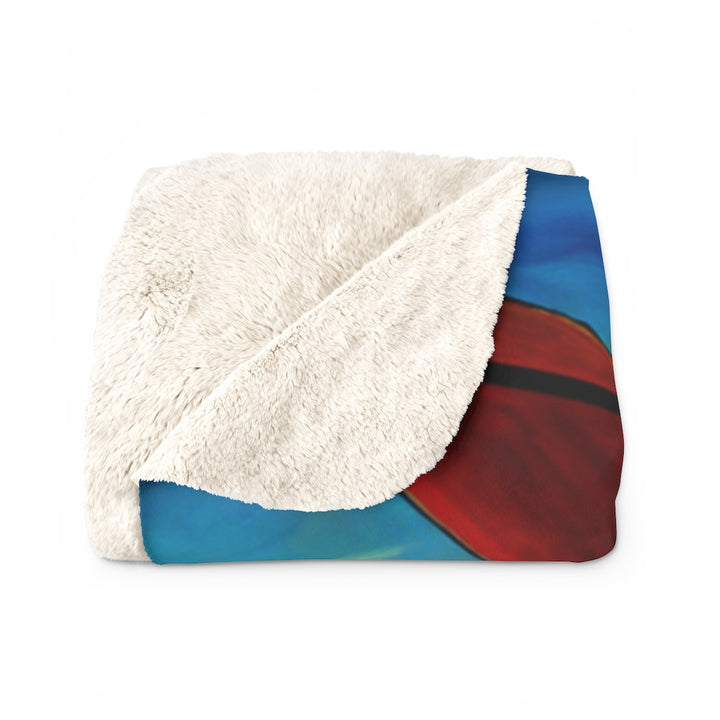 Pilot Dog Sherpa Fleece Blanket