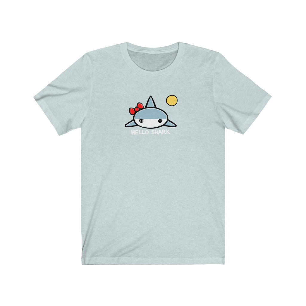 Hello Shark Unisex Soft Cotton T-Shirt