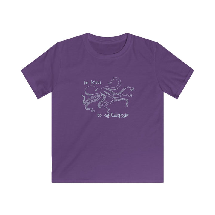 Be Kind to Cephalopods Octopus Youth Soft Tee