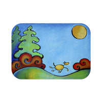 Live Free (dog) Plush Bath Mat