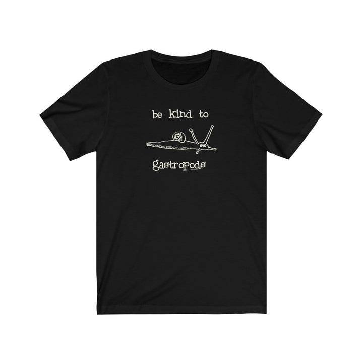 Be Kind to Gastropods Unisex Soft Cotton T-Shirt