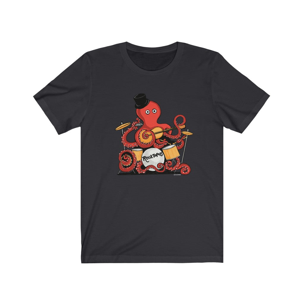 Rocktopus Octopus Unisex Soft Cotton T-Shirt