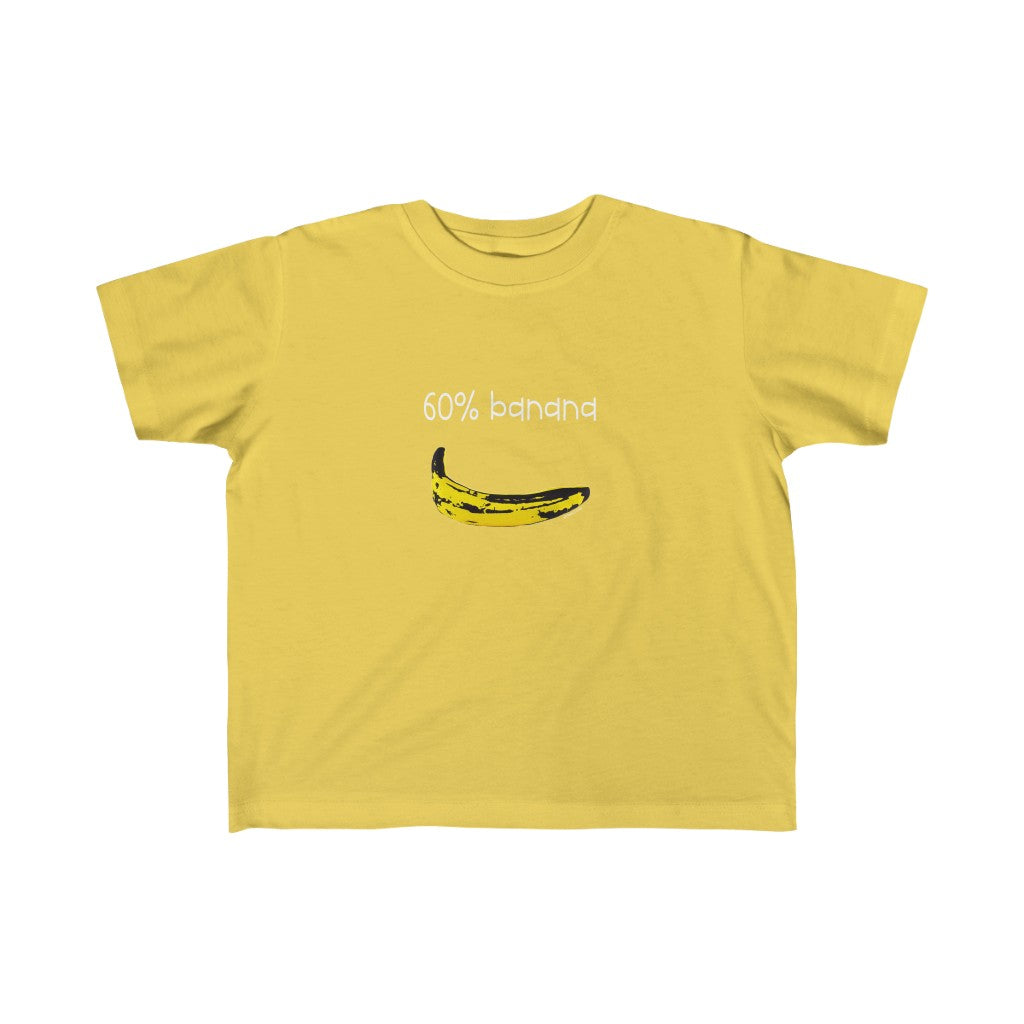 Childrens 60% banana Sizes 2T to 6T T-Shirt