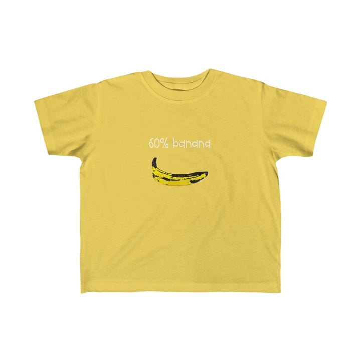 Childrens 60% banana Sizes 2T to 6T T-Shirt